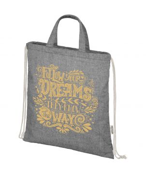 Sac à cordon recyclé personnalisé 150 g Pheebs (Aware™)