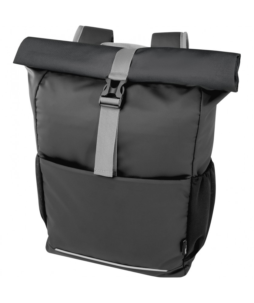 Sacoches - Sacoche de vélo Aqua de 20 L avec dessus enroulable 15" recyclée certifiée | PRINTECOM