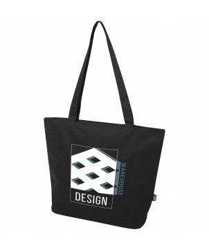 Sacs Shopping et Tote Bags - Sac shopping Panama de 20 L avec fermeture éclair recyclé certifié GRS | PRINTECOM