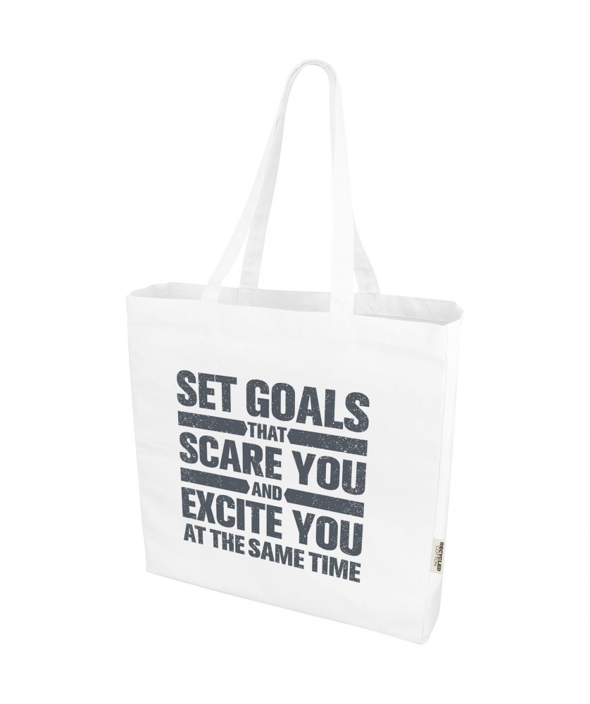 Sacs Shopping et Tote Bags - Sac shopping Odessa recyclé GRS de 220 gr/m² capacité 13 litres | PRINTECOM