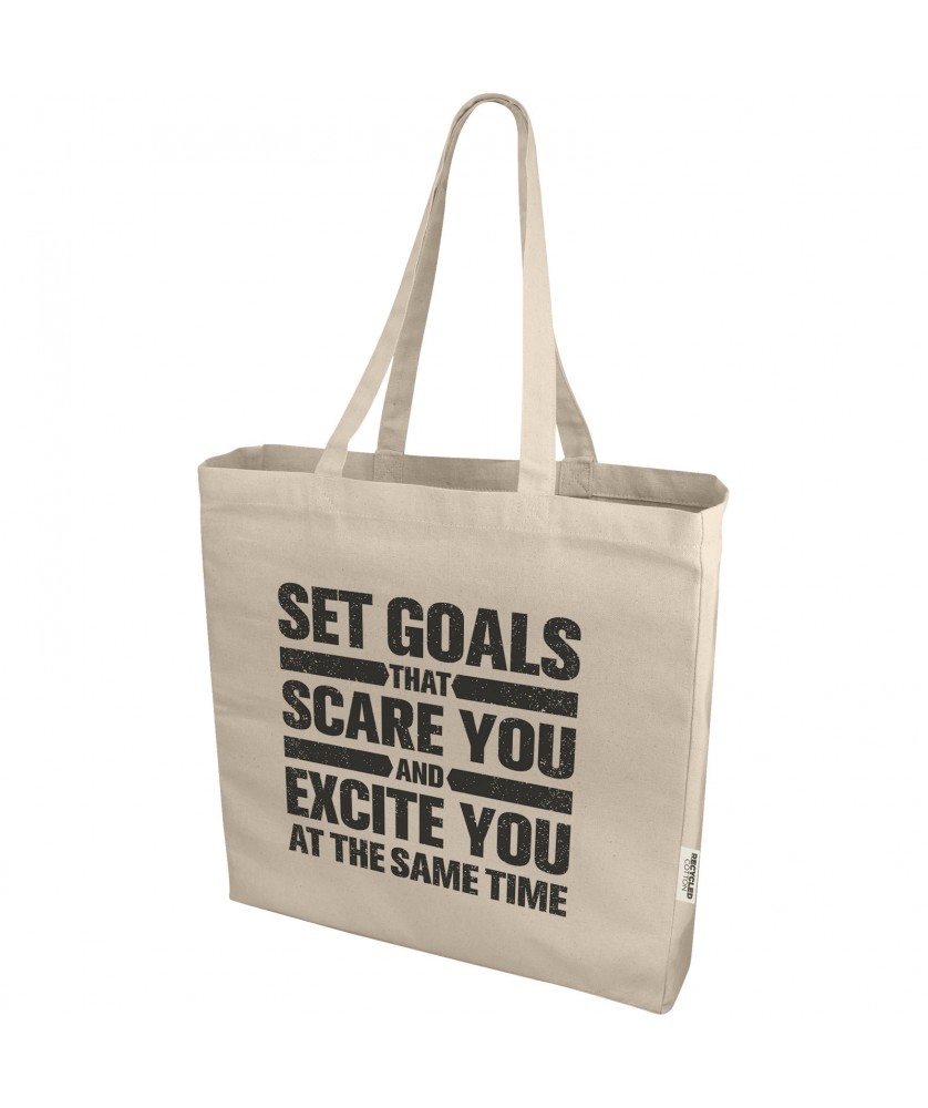 Sacs Shopping et Tote Bags - Sac shopping Odessa recyclé GRS de 220 gr/m² capacité 13 litres | PRINTECOM