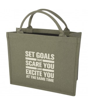 Sacs Shopping et Tote Bags - Sac shopping Page recyclé 500 g/m² pour livre Aware™ | PRINTECOM