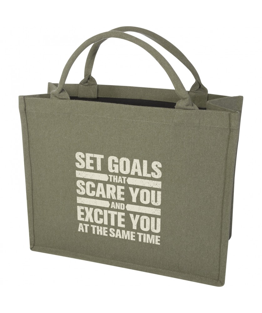 Sacs Shopping et Tote Bags - Sac shopping Page recyclé 500 g/m² pour livre Aware™ | PRINTECOM