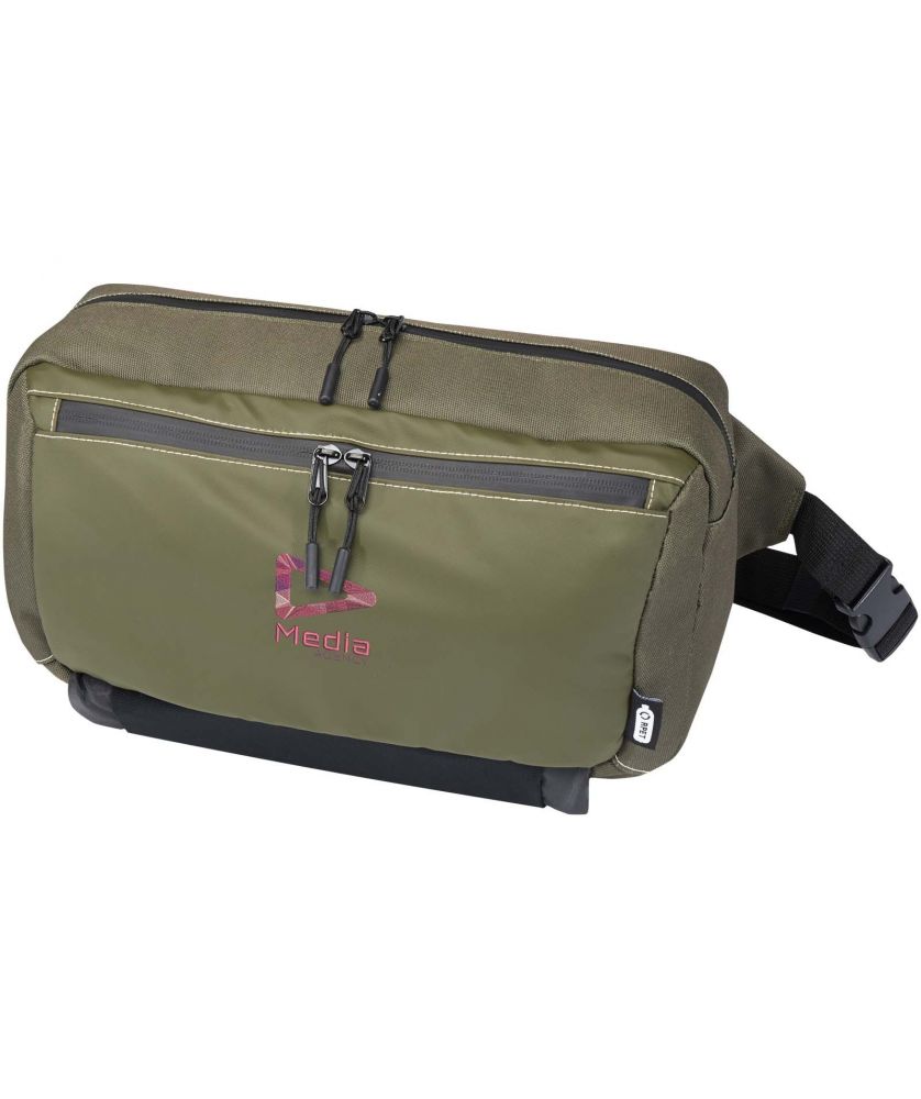 Sac à bandoulière modulaire recyclé GRS personnalisé Roam Sacs Banane publicitaire