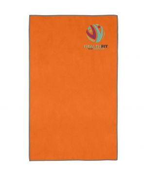 Serviette de sport personnalisée recyclée GRS Pieter 30x50 Serviettes publicitaire