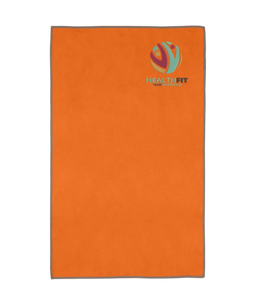Serviette de sport personnalisée recyclée GRS Pieter 30x50 Serviettes publicitaire
