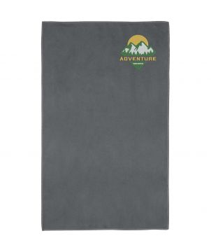 Serviette de sport personnalisée recyclée GRS Pieter 30x50 Serviettes publicitaire