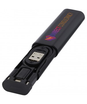 Accessoires de téléphonie - Câble de charge modulaire Whiz en plastique recyclé | PRINTECOM