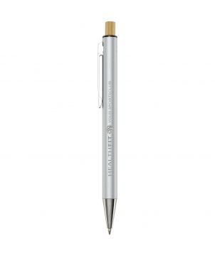 Stylo bille Cyrus en aluminium recyclé personnalisé (encre noire) Stylos publicitaire
