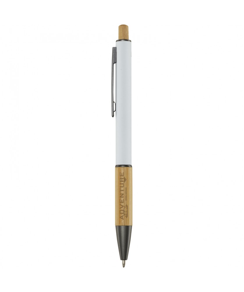 Stylos - Stylo bille en aluminium recyclé Darius (encre bleue) | PRINTECOM