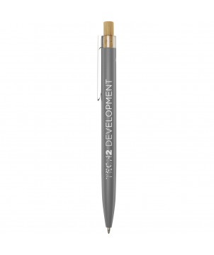 Stylos - Stylo bille en aluminium recyclé Nooshin (encre bleue) | PRINTECOM