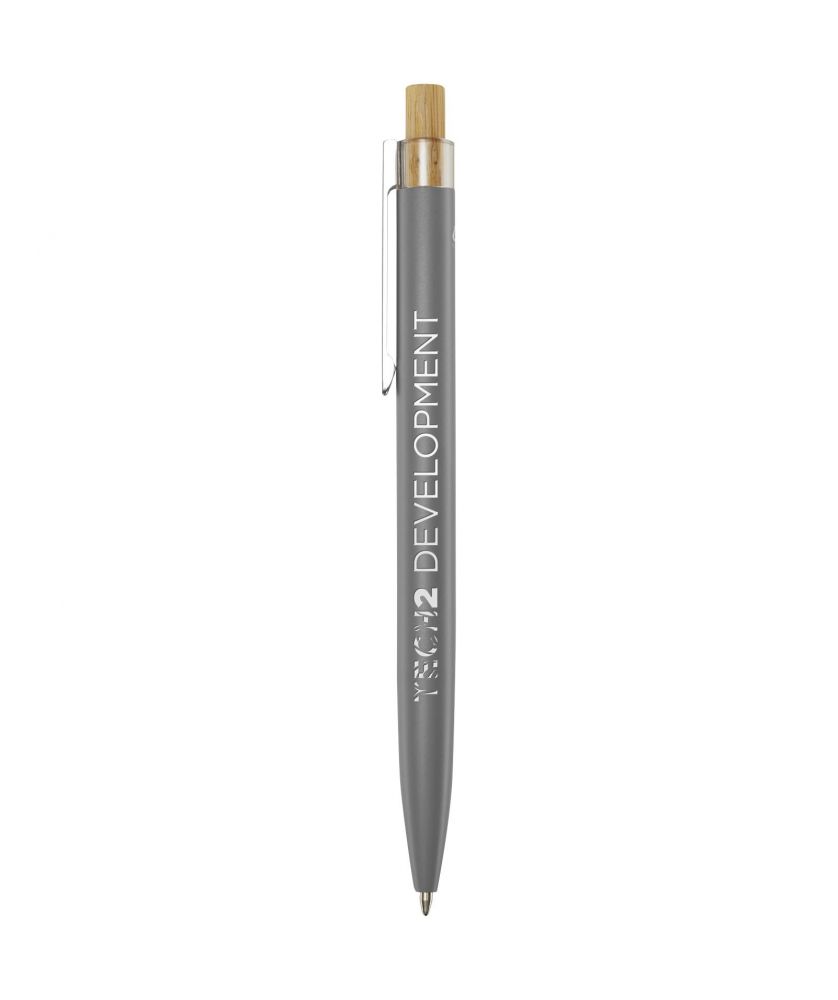 Stylo bille Nooshin en aluminium recyclé personnalisé (encre bleue) A trier publicitaire