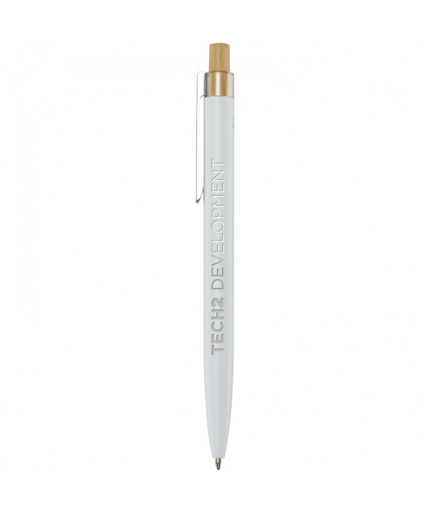 Stylos - Stylo bille en aluminium recyclé Nooshin (encre noire) | PRINTECOM