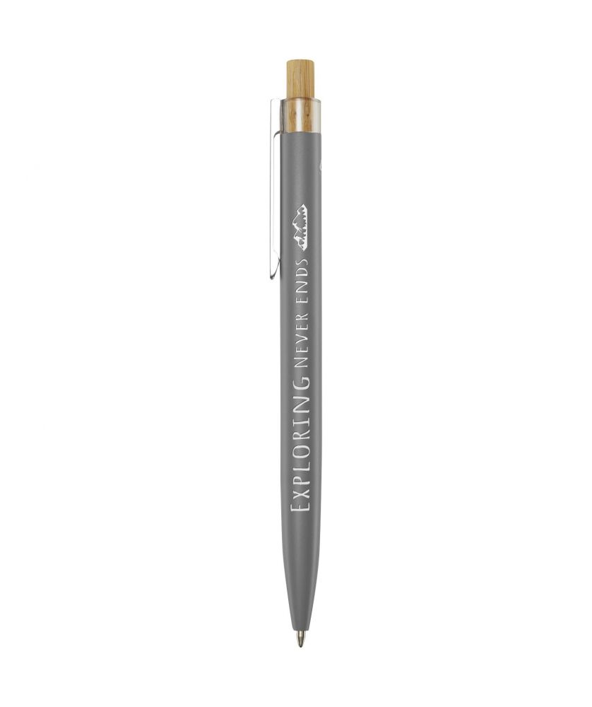 Stylo bille Nooshin en aluminium recyclé personnalisé (encre noire) A trier publicitaire