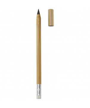 Stylo sans encre en bambou personnalisé Krajono Stylos publicitaire