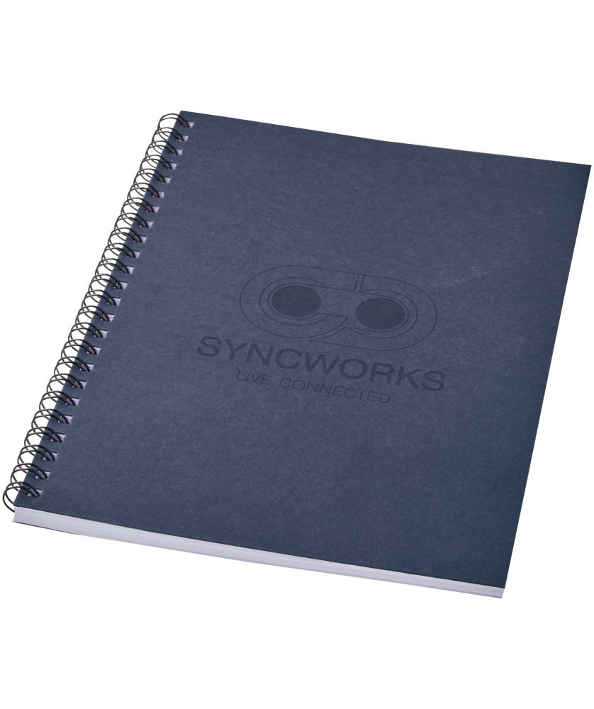 Carnet à spirale A5 coloré en papier recyclé Desk-Mate® personnalisé Carnets publicitaire