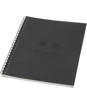 Carnet à spirale A5 coloré en papier recyclé Desk-Mate® personnalisé Carnets publicitaire