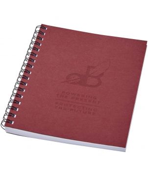 Carnet à spirale A6 coloré en papier recyclé Desk-Mate® personnalisé Carnets publicitaire