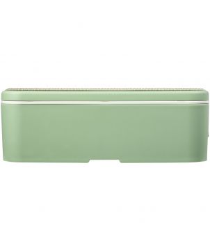 Boîte repas recyclée 700 ml un bloc personnalisée MIYO Renew Vaisselle publicitaire