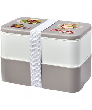 Vaisselle - Boite repas 700+700 ml MIYO Renew à deux blocs | PRINTECOM