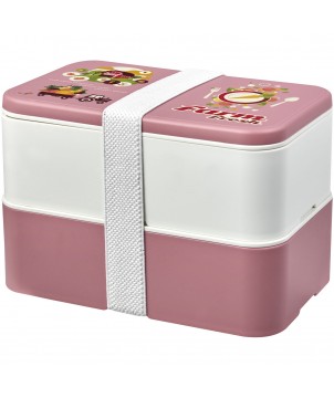 Vaisselle - Boite repas 700+700 ml MIYO Renew à deux blocs | PRINTECOM