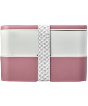 Boîte repas recyclée 700+700 ml deux blocs personnalisée MIYO Renew