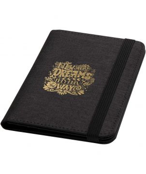 Porte-passeport RFID recyclé GRS personnalisé Ross Accessoires de Voyage publicitaire