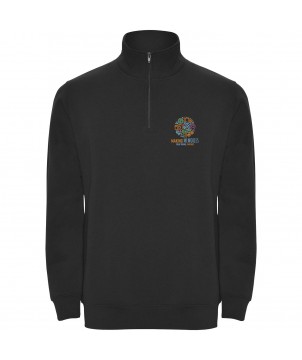 Textiles mode - Pull zippé Aneto avec fermeture quart de zip | PRINTECOM
