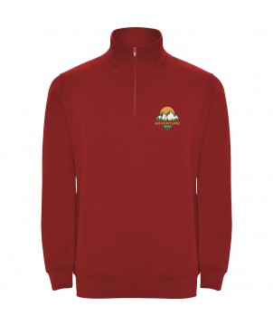 Textiles mode - Pull zippé Aneto avec fermeture quart de zip | PRINTECOM