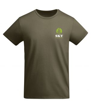 T-shirt homme personnalisé coton bio Breda T-Shirts publicitaire