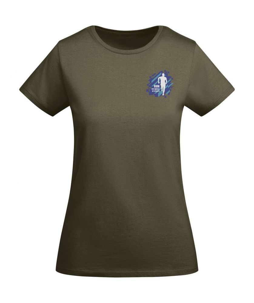 T-shirt femme personnalisé coton bio Breda T-Shirts publicitaire
