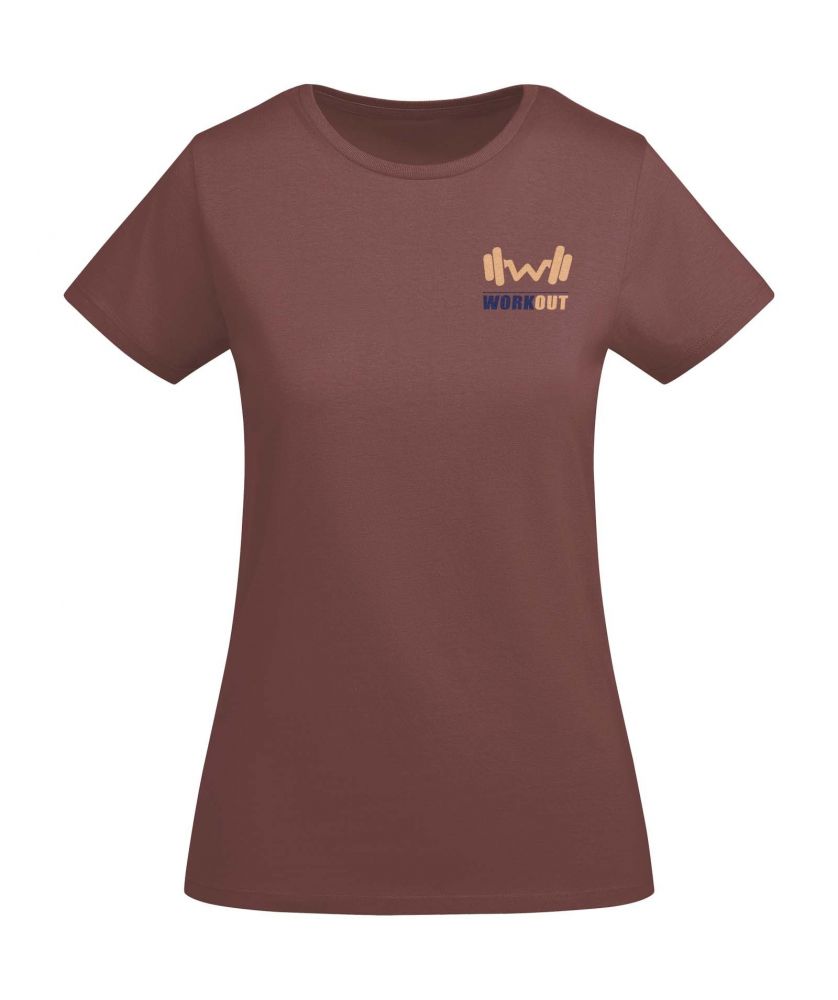 T-shirt femme personnalisé coton bio Breda T-Shirts publicitaire