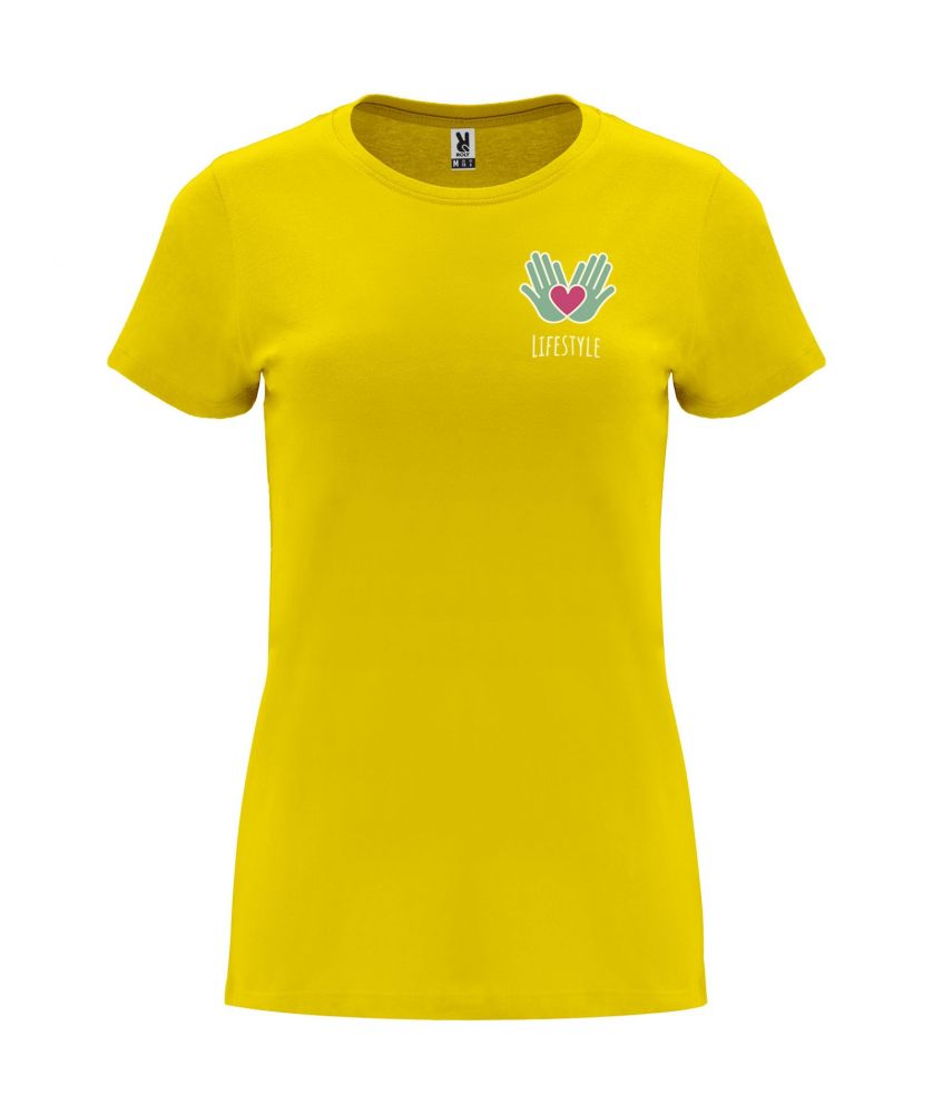 T-shirt femme personnalisé ajusté Capri T-Shirts publicitaire