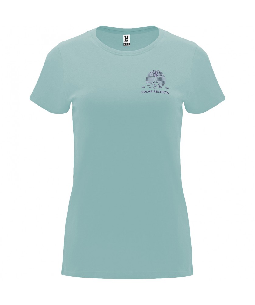 T-Shirts - T-shirt Capri à manches courtes pour femme | PRINTECOM
