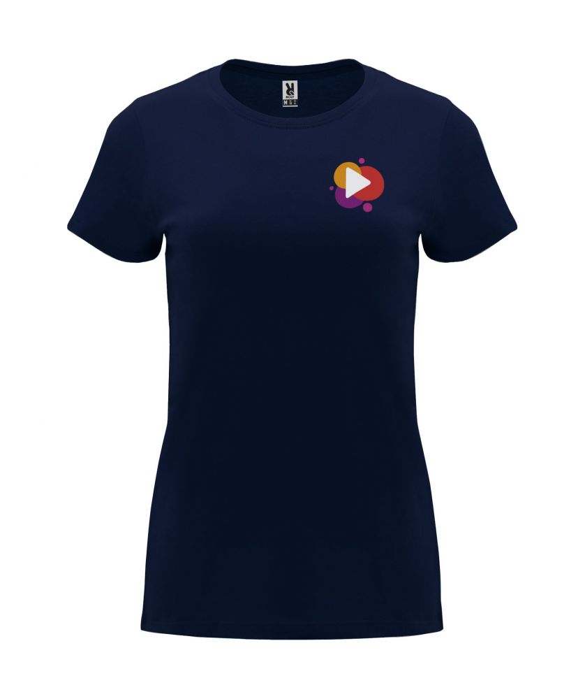 T-shirt femme personnalisé ajusté Capri T-Shirts publicitaire