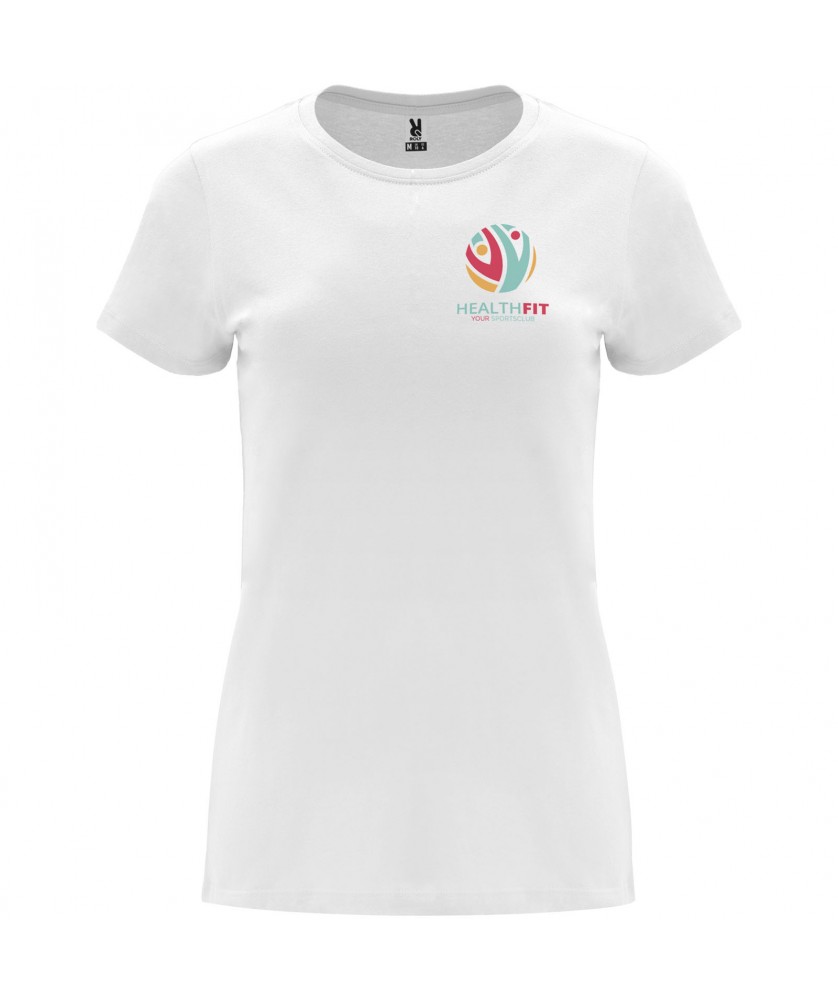 T-Shirts - T-shirt Capri à manches courtes pour femme | PRINTECOM