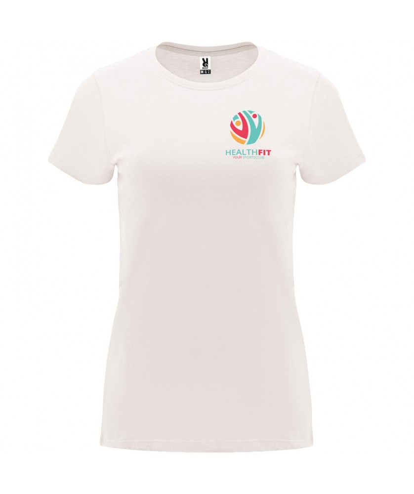 T-Shirts - T-shirt Capri à manches courtes pour femme | PRINTECOM