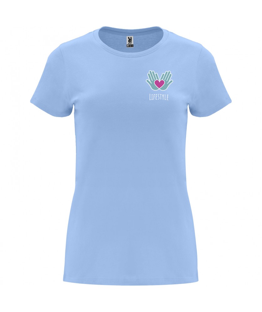 T-Shirts - T-shirt Capri à manches courtes pour femme | PRINTECOM