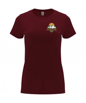 T-Shirts - T-shirt Capri à manches courtes pour femme | PRINTECOM