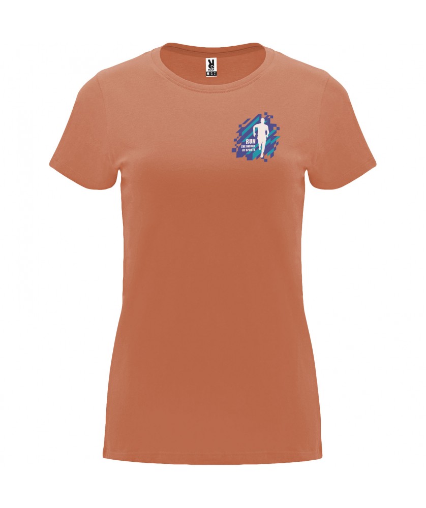 T-Shirts - T-shirt Capri à manches courtes pour femme | PRINTECOM