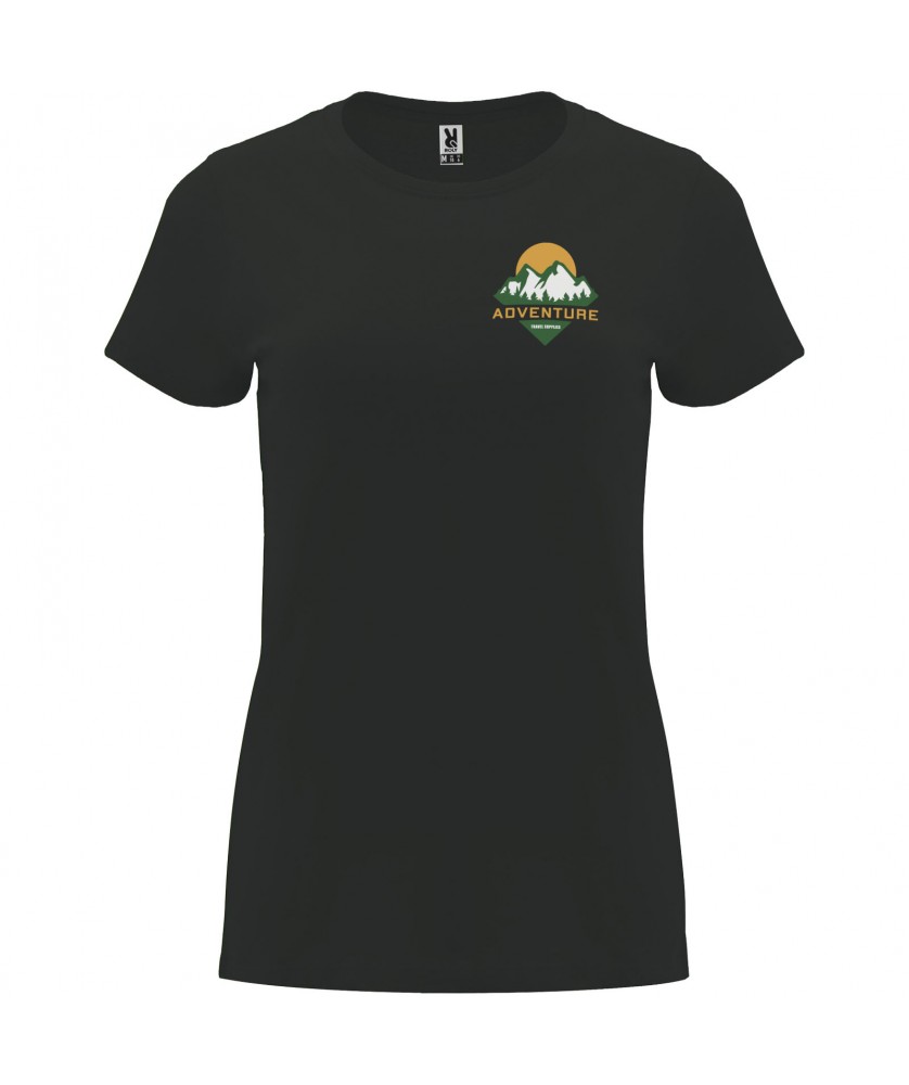 T-Shirts - T-shirt Capri à manches courtes pour femme | PRINTECOM
