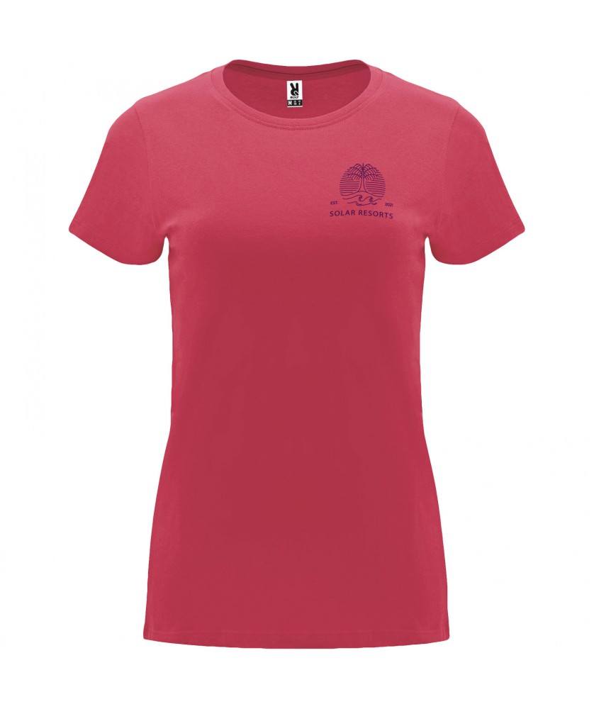 T-Shirts - T-shirt Capri à manches courtes pour femme | PRINTECOM