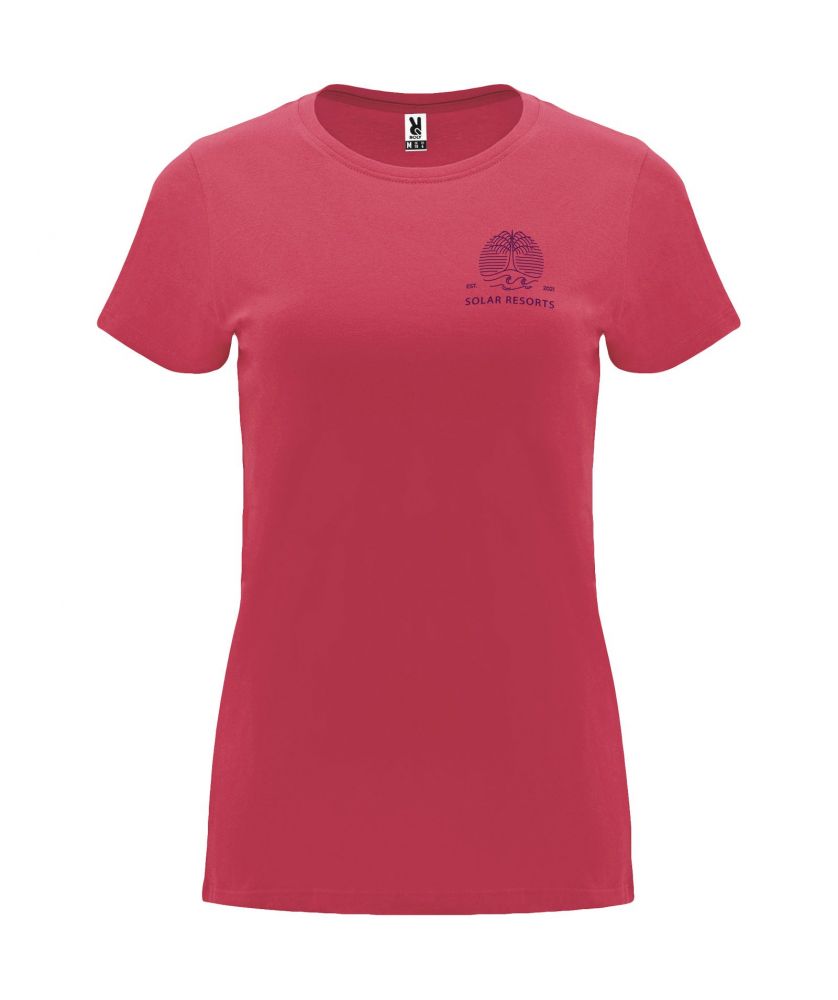 T-shirt femme personnalisé ajusté Capri