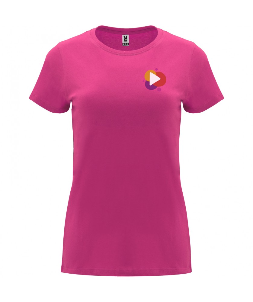 T-Shirts - T-shirt Capri à manches courtes pour femme | PRINTECOM