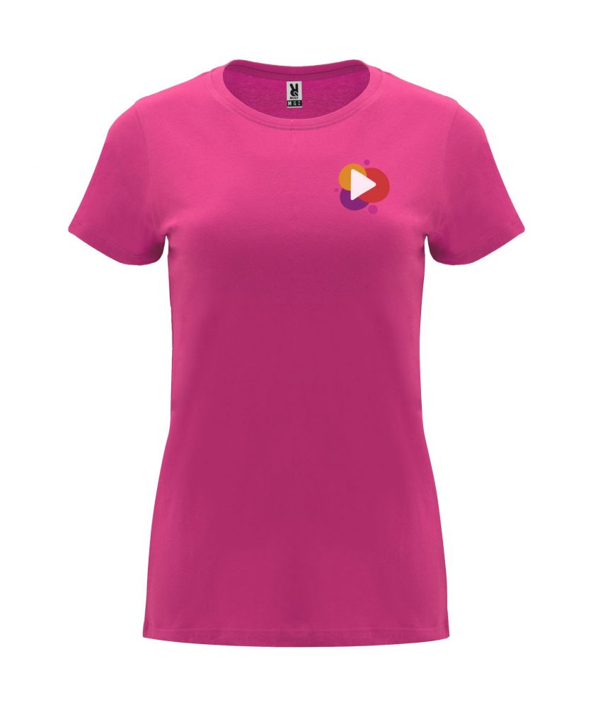 T-shirt femme personnalisé ajusté Capri T-Shirts publicitaire