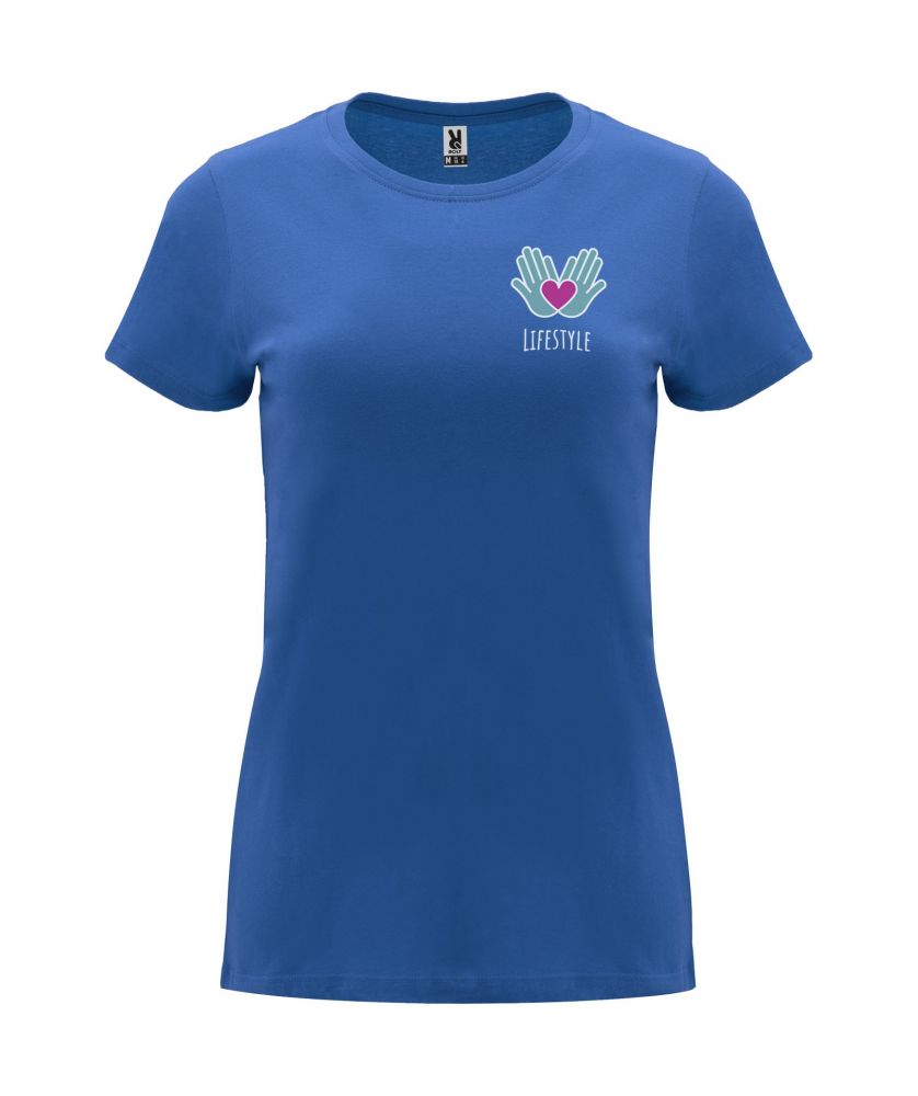 T-shirt femme personnalisé ajusté Capri