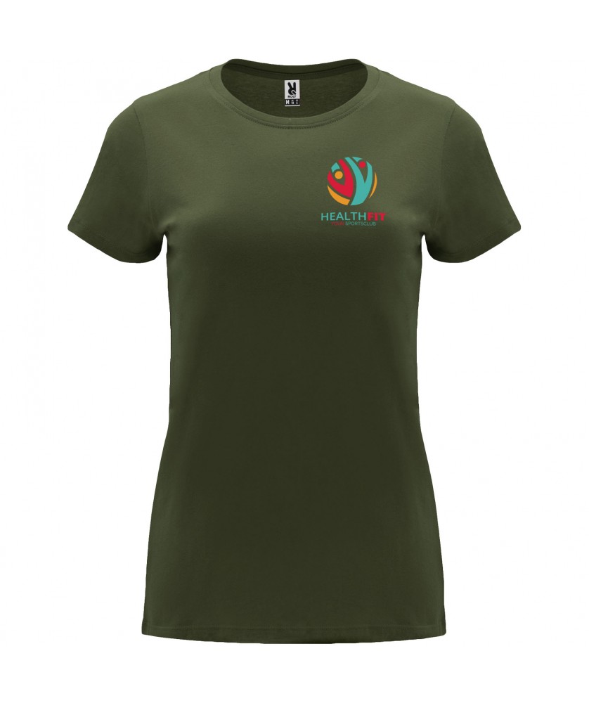 T-Shirts - T-shirt Capri à manches courtes pour femme | PRINTECOM