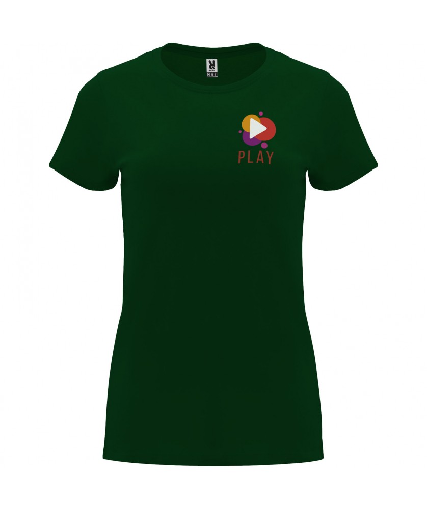 T-Shirts - T-shirt Capri à manches courtes pour femme | PRINTECOM
