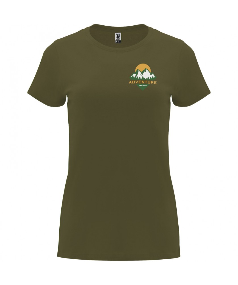 T-Shirts - T-shirt Capri à manches courtes pour femme | PRINTECOM