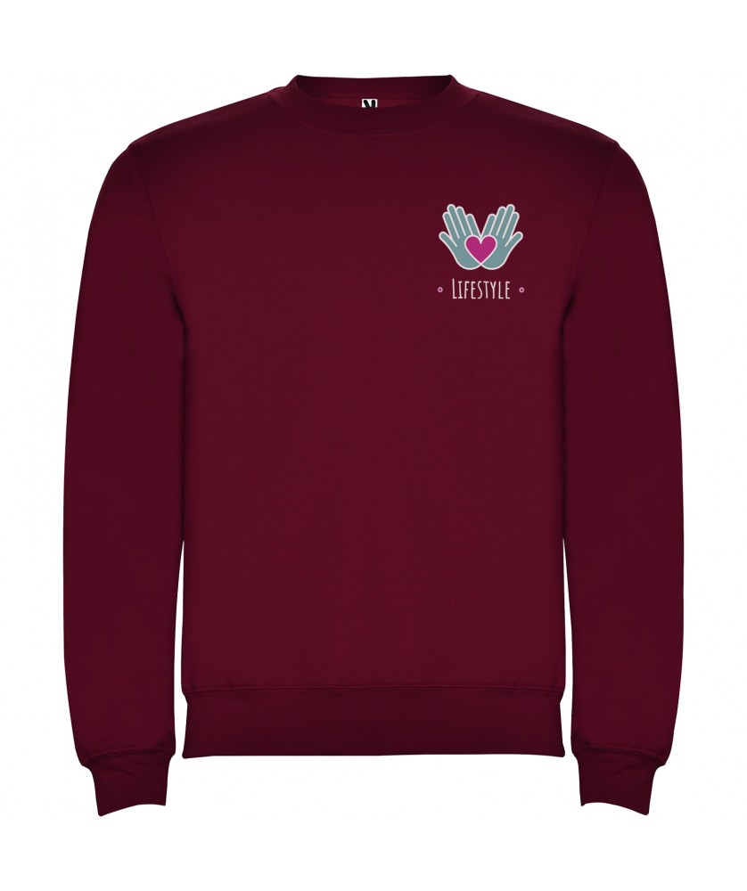 Textiles mode - Pull ras du cou Clasica unisexe | PRINTECOM